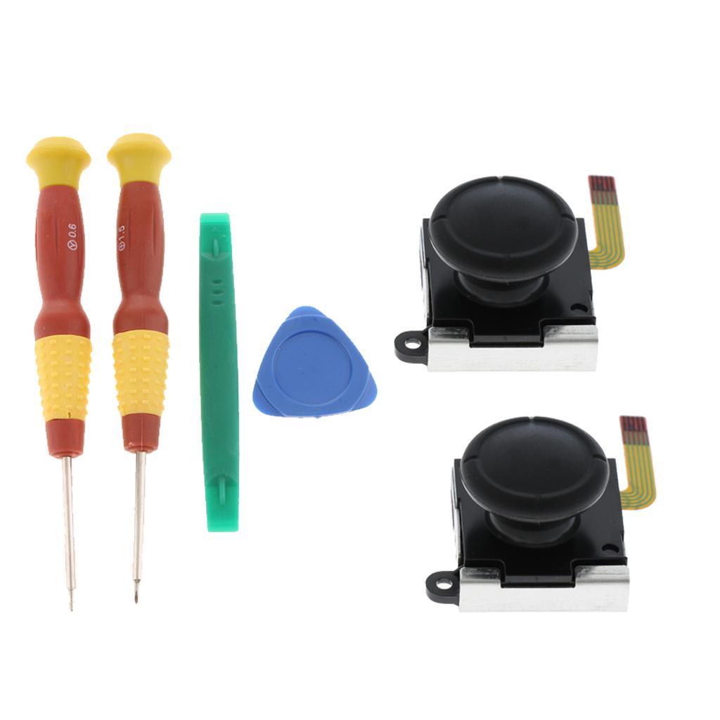 2Pack Analog Joystick Control L R Sensor for Nintendo Switch Joy-con + Tool