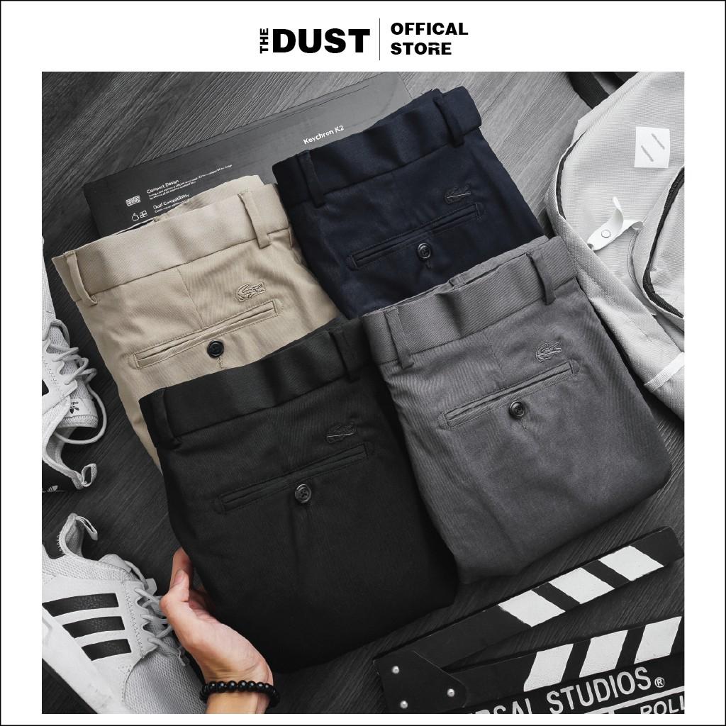 Quần âu nam công sở - form slim fit - chất liệu vải wool cao cấp không bai không xù có cạp chun ẩn co giãn LCT -THE DUST