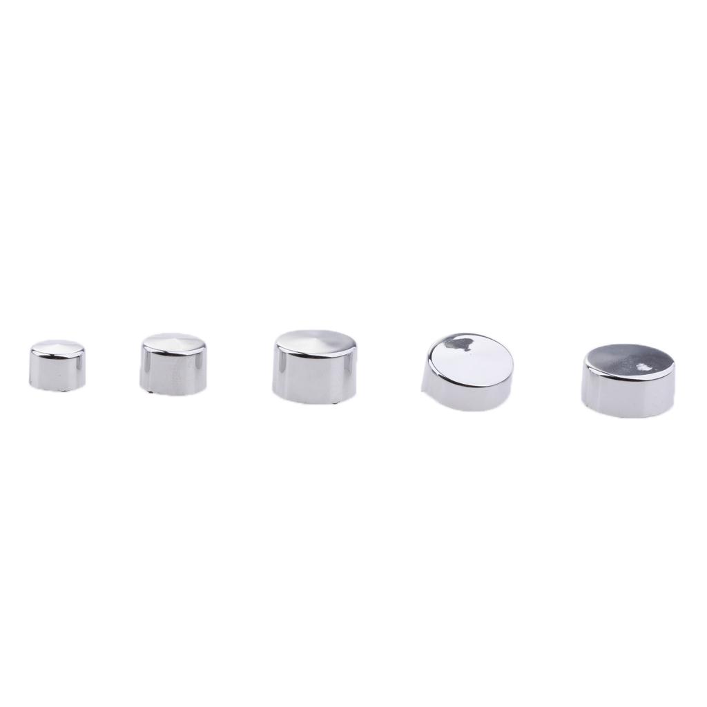 Full Set Chrome CNC Bolts Toppers Caps Kit for 96-06  Twin Cam FLH Models