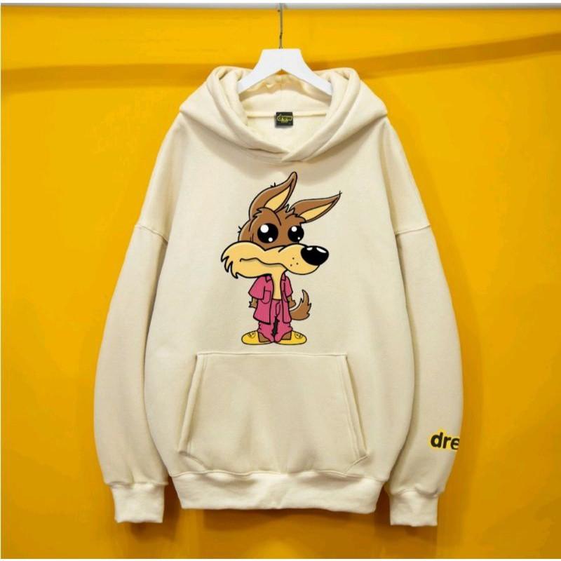 Áo hoodie drew sói , hoodie chất vải nỉ bông dày cao cấp