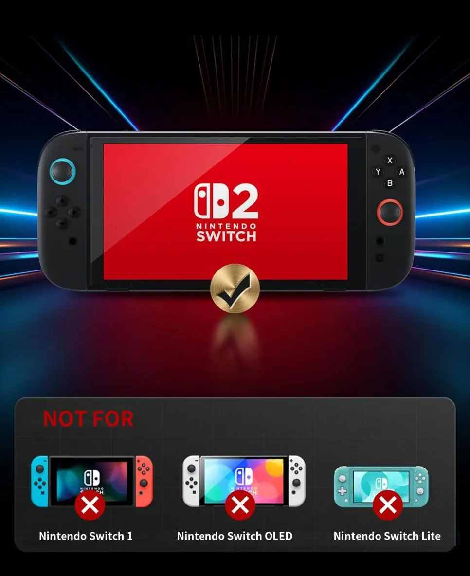 Kính Cường Lực Mipow Kingbull HD Premium Silk Cho Nintendo Switch 2 Cảm Ứng Siêu Nhạy Bảo Vệ Khỏi Trầy Xước Cho Máy Game Hàng Chính Hãng