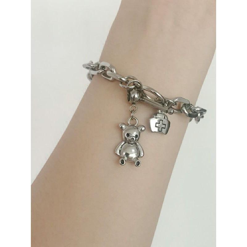 Vòng xích charm gấu