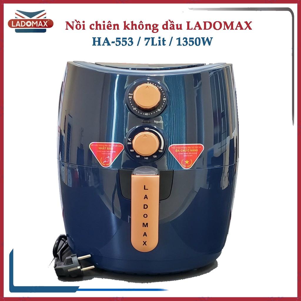 Nồi chiên không dầu Ladomax HA-553 dung tích 7 lít công suất 1350W hàng cao cấp - Hàng chính hãng