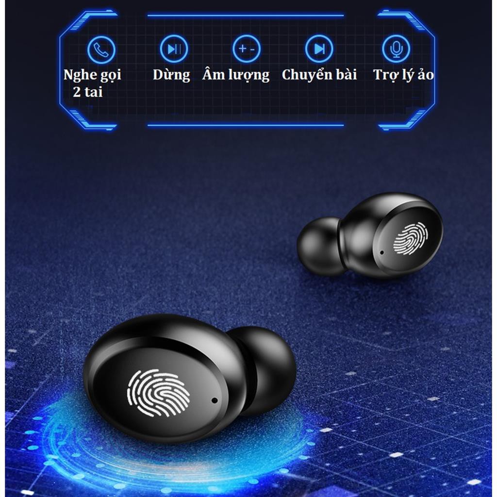 Tai nghe AMOI V11 phiên bản quốc tế cảm ứng Bluetooth 5.0 Pin 380 giờ chống nước-HÀNG CHÍNH HÃNG