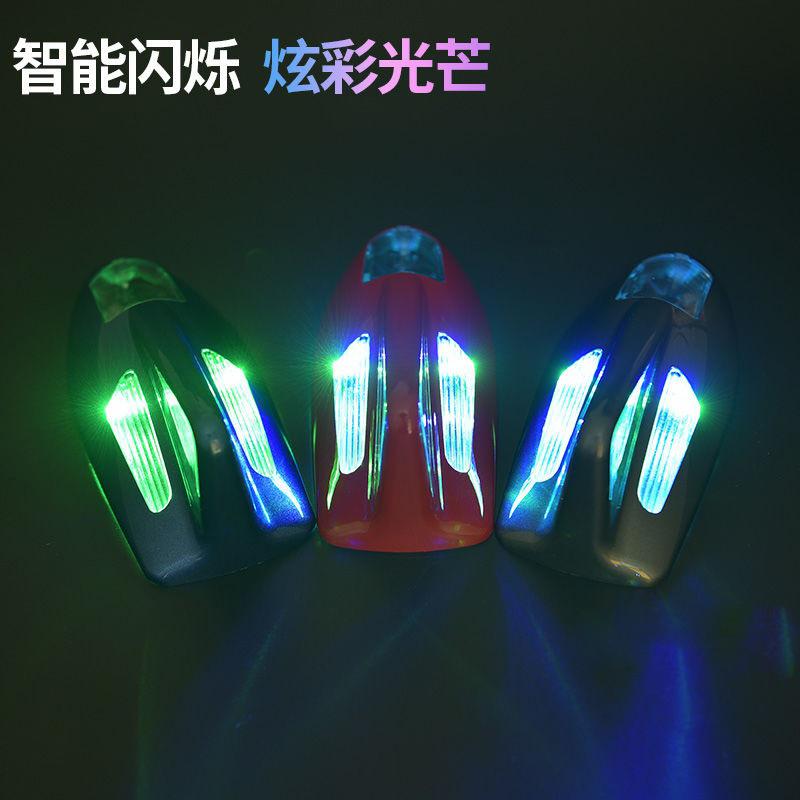 Đảm Bảo Chất Lượng Đèn Trang Trí Mái Đuôi LED Trang Bị Thêm Chống Va Chạm Cảnh Báo Nhấp Nháy Đôi Ánh Sáng Ô Tô Năng Lượng Mặt Trời Vây Cá Mập Ăng Ten