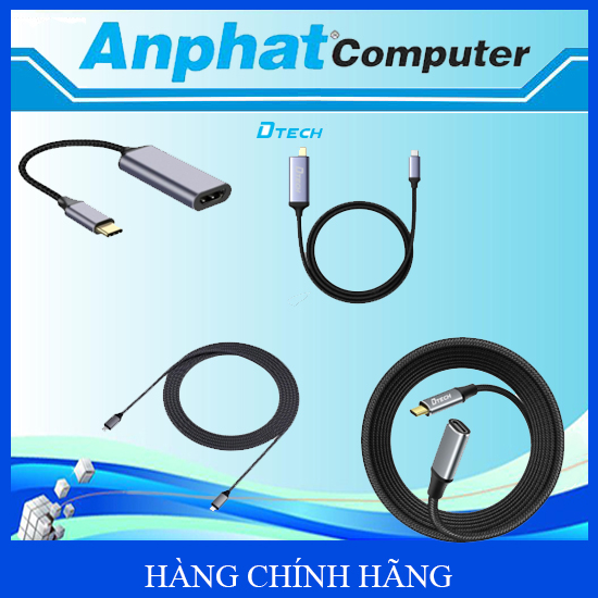 Cáp Chuyển Đổi Dtech Type-C to HDMI– Hàng Chính Hãng