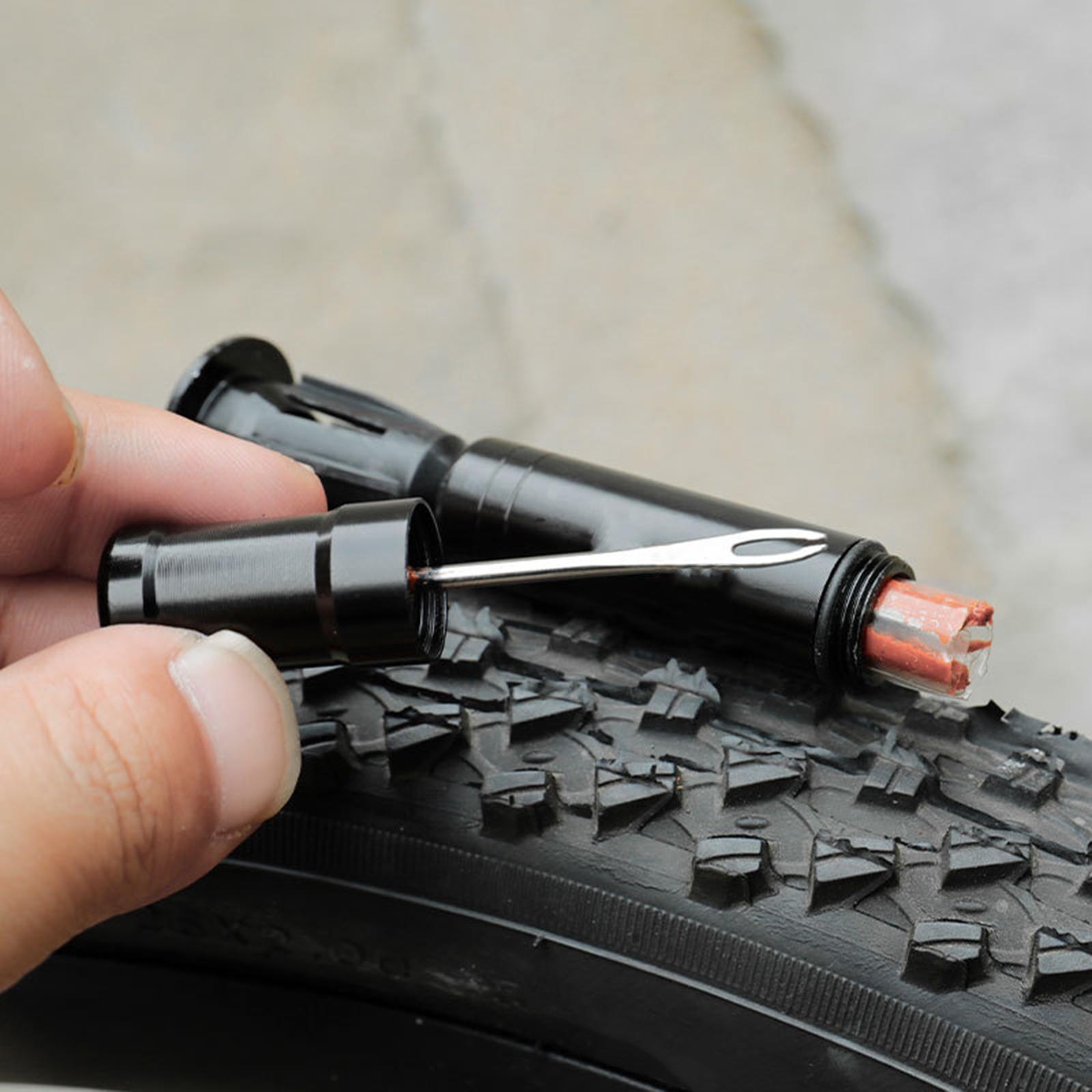 Tubeless Tire Repair Kit Handlebar Insert Tool Set for Mountain Bike