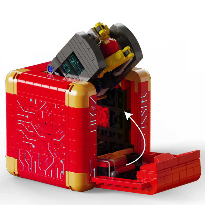 Đồ Chơi Lắp Ghép Xếp Hình Chiếc Hộp Bí Ẩn Thế Giới MineCráft, IrọnMan,SuperMariọ World Mystery Box Với 500+ Mảnh Ghép