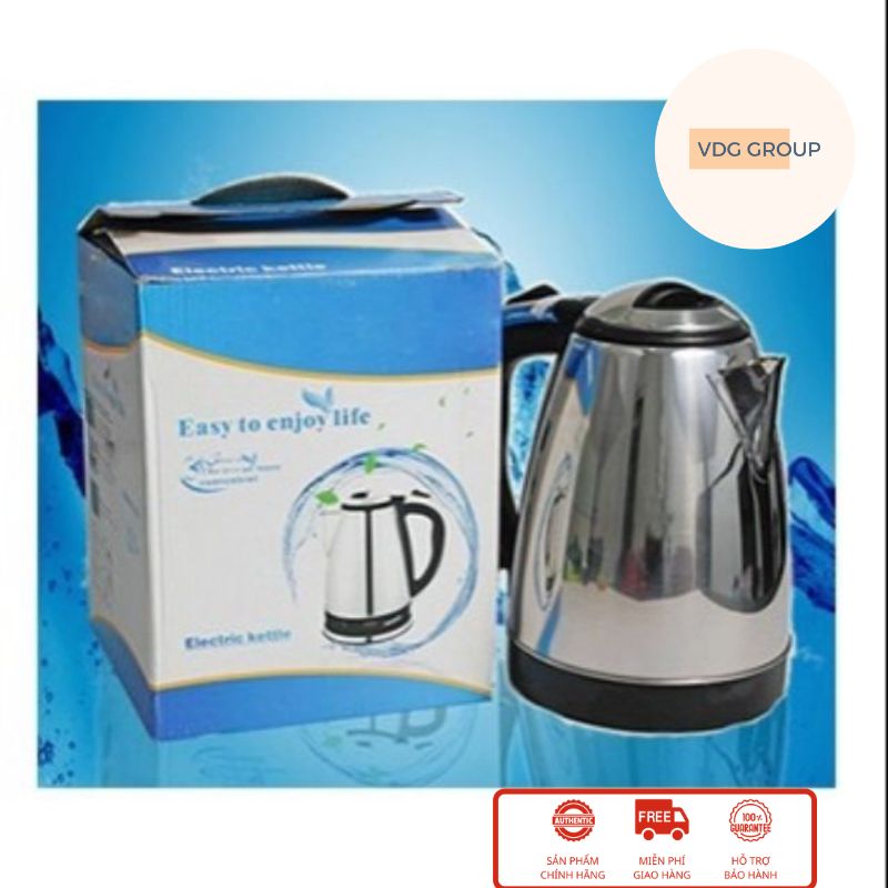 Ấm điện siêu tốc inox 1.8L công suất 180W