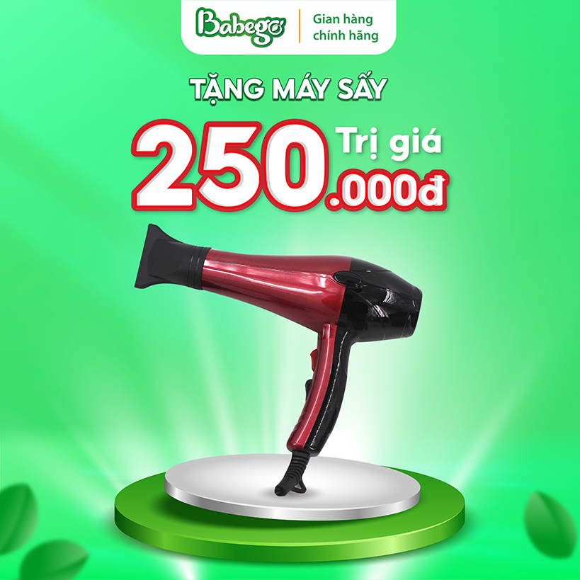 Combo 3 lon sữa mát tăng cân, cải thiện táo bón, biếng ăn Babego 0-12 tháng