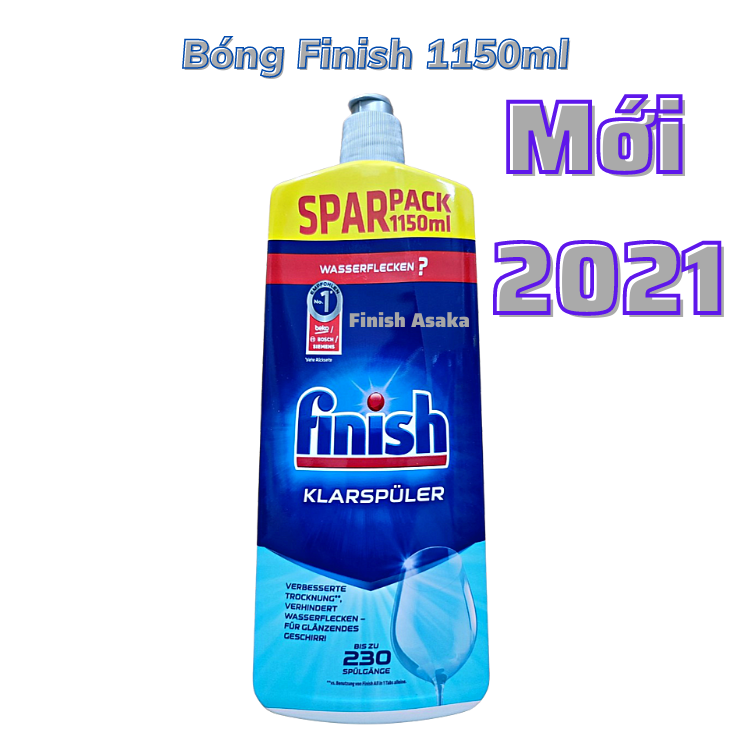 Nước làm bóng Finish chai 1150ml - Chính Hãng