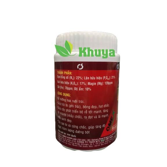 Phân bón lá NPK trung vi lượng Omex Lampard 22-21-17+TE 100gr Lớn Trái - Phì Trái - To Củ