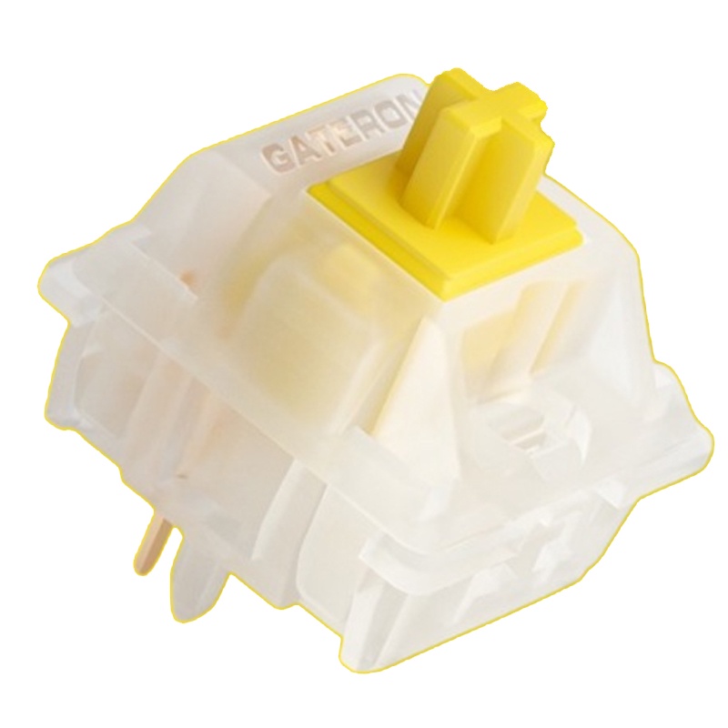 Switch bàn phím cơ Gateron Yellow Milky Pro Công tắc bàn phím chất lượng cao cho cảm giác gõ cực đầm Yorn - Hàng Chính Hãng