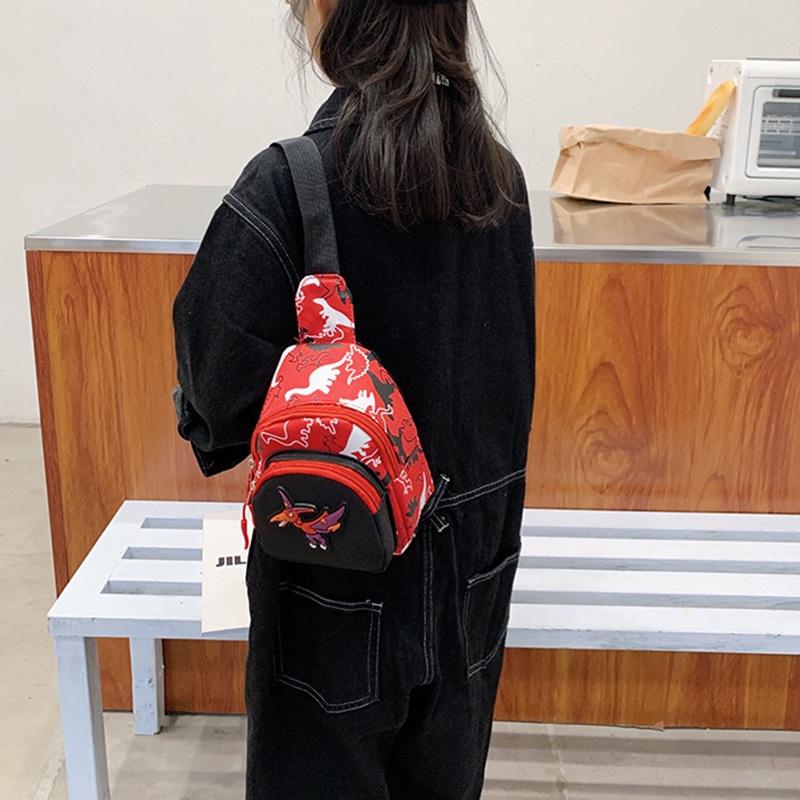 Túi đeo chéo YADOU họa tiết khủng long thời trang cho bé