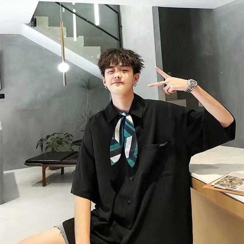 Áo sơ mi ngắn tay thời trang cho nam