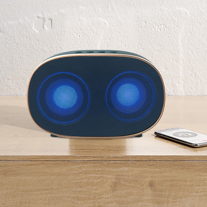 Loa Bluetooth 5.0 Thiết Kế Retro - Âm Thanh HiFi Sống Động - Hỗ Trợ Kết Nối AUX, USB, Bluetooth, TF Card