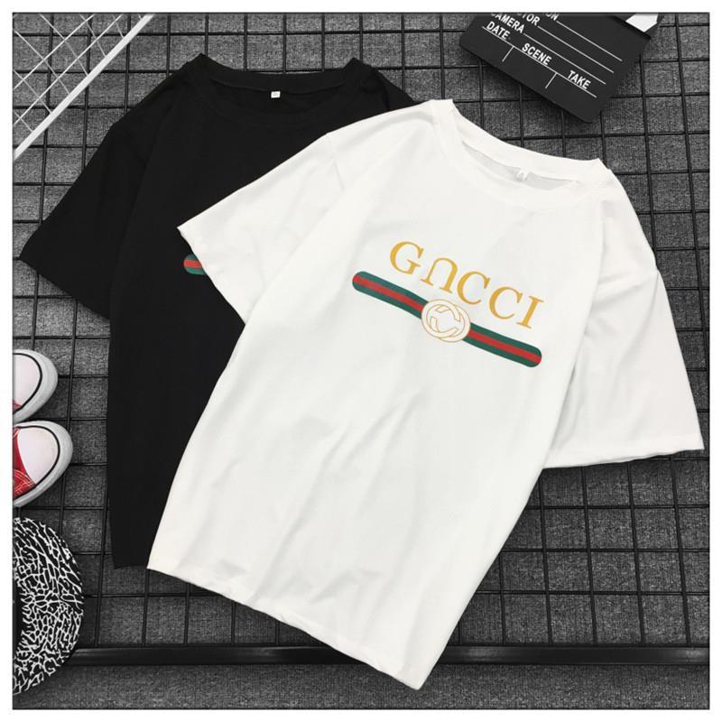 Áo Thun Nữ Ngắn Tay In Chữ Kiểu Hàn Quốc