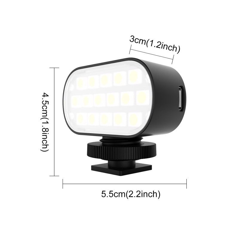 Đèn LED RGB Puluz PU564B 2W - Hàng chính hãng