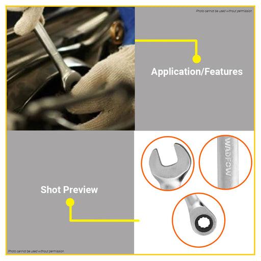 CỜ LÊ VÒNG MIỆNG TỰ ĐỘNG 15MM WSA5115 WADFOW - HÀNG CHÍNH HÃNG