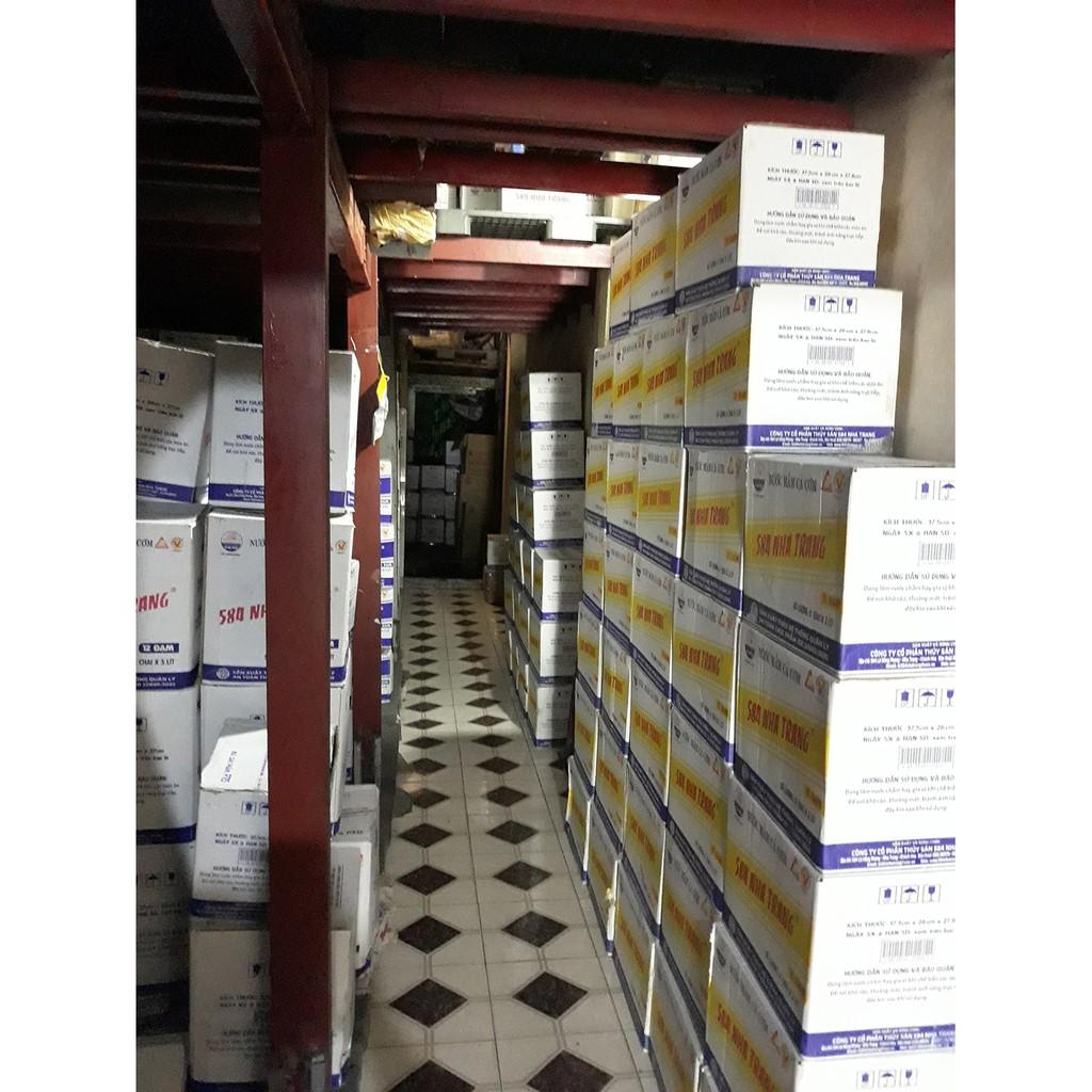 Thùng 6 chai Nước mắm Nhỉ Cá cơm, 40 độ đạm, 584 Nha Trang, Chai thủy tinh 500ml, Date luôn mới