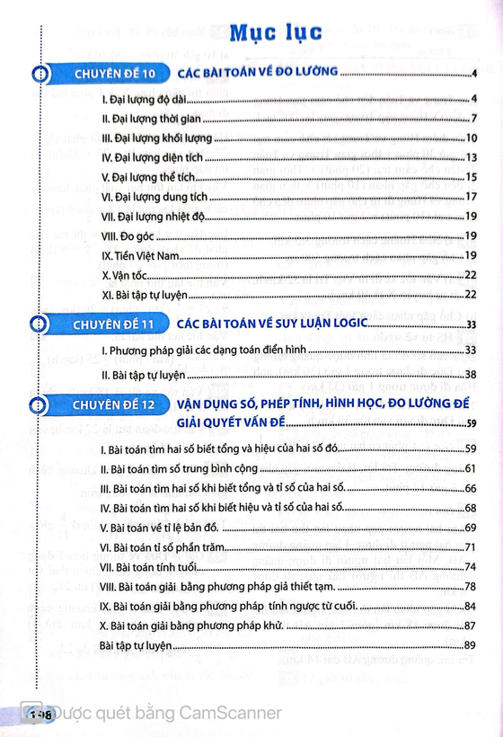 Combo - Sách 15 Chuyên đề Bồi dưỡng năng lực môn Toán Tiểu học Tập 1 + Tập 2