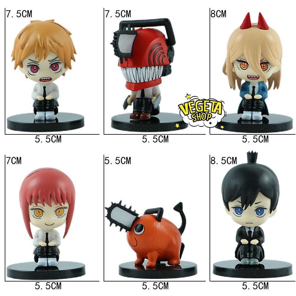 Mô hình Chainsaw Man - Denji Power Pochita Aki Hayakawa Makima Quỷ cưa Denji Quỷ máu Power - Cao khoảng 5,5~8,5cm