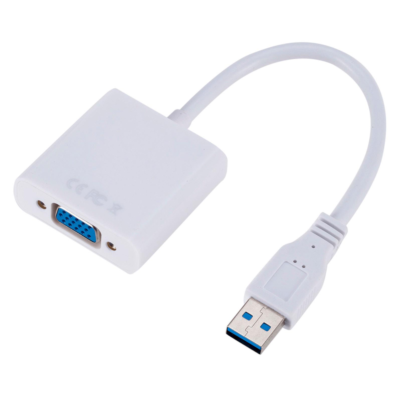 Bộ chuyển đổi USB3.0 sang VGA cho máy tính PC laptop