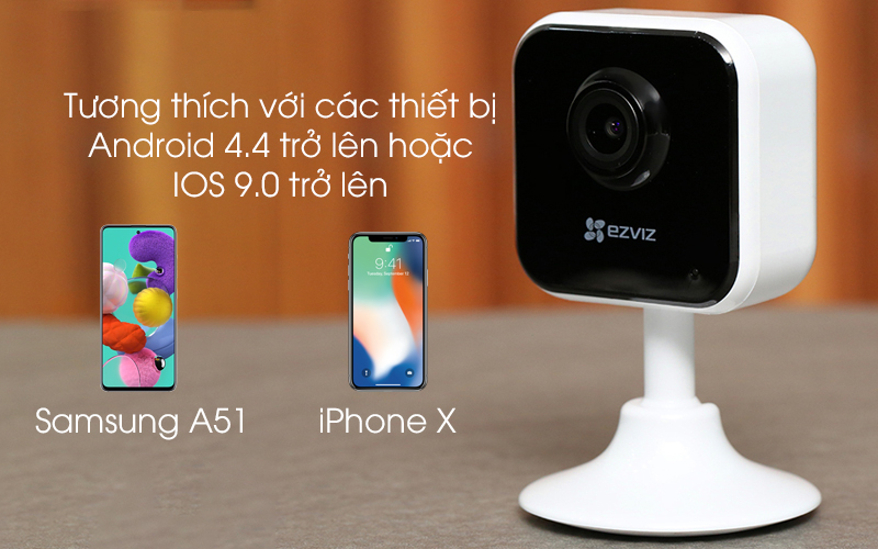 Camera IP wifi EZVIZ C1HC Full HD 1080p đàm thoại 2 chiều, ống kính góc rộng 130 độ - Hàng Chính Hãng