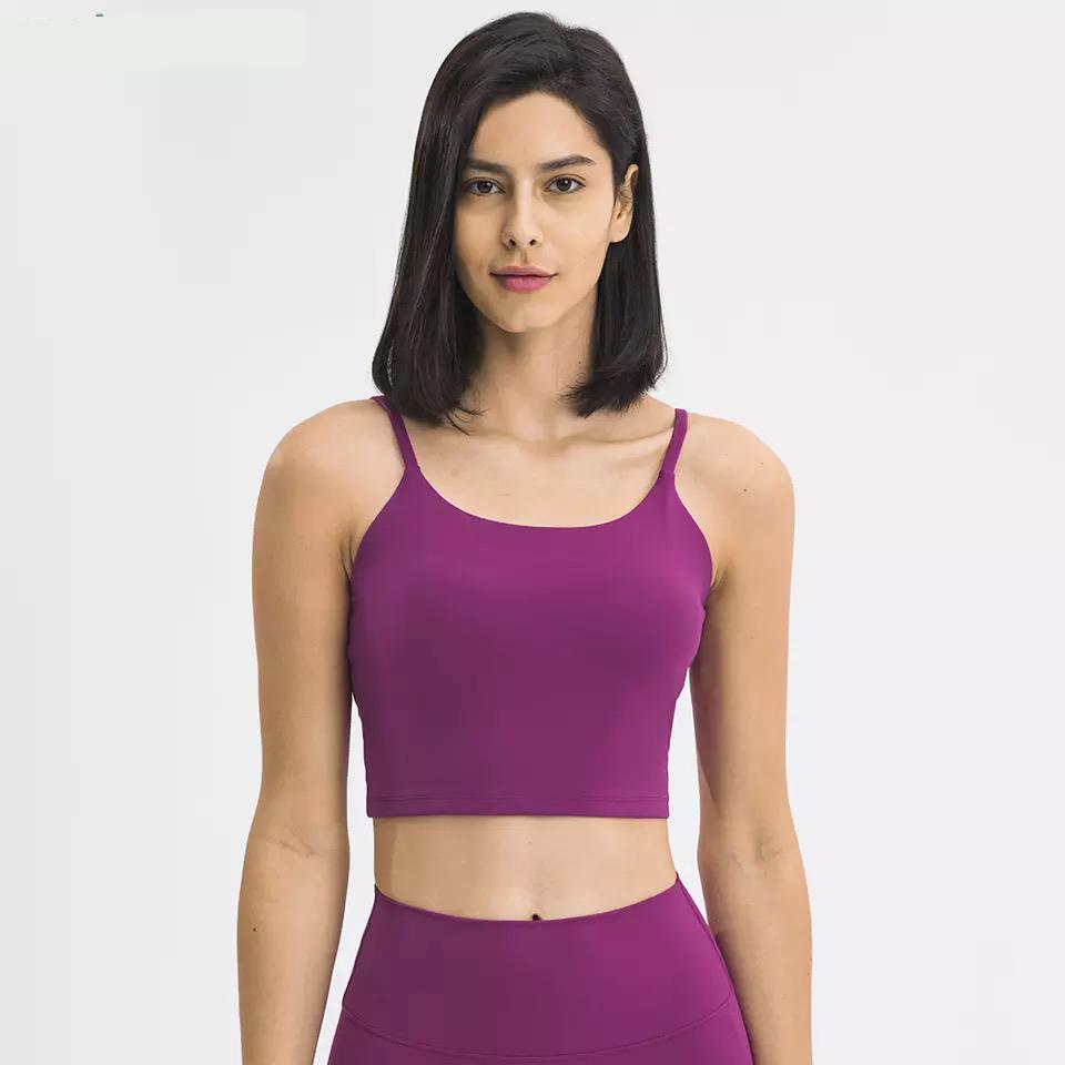 ZenYoga Tinh Nữ Xe Tăng Có Đệm Cho Tập Gym Thể Hình Áo Ngực Áo Crop Top Tập Yoga Tập Luyện Thể Thao Chiếc Áo Lót Có Thể Tháo Rời Miếng Lót