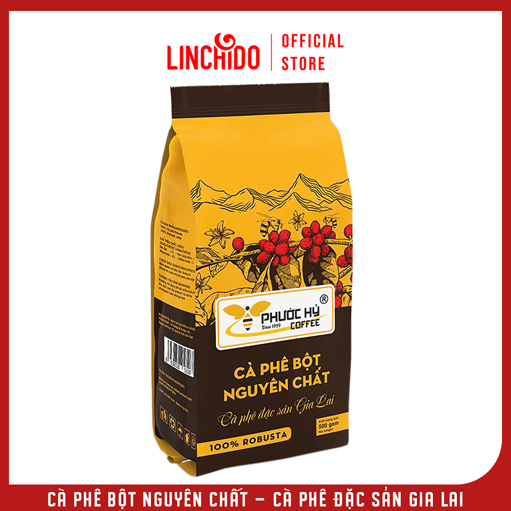 Cà Phê Bột Nguyên Chất - Cà Phê Đặc Sản Gia Lai - 500 gram