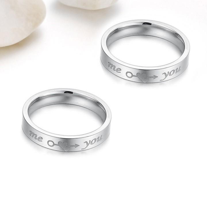 NHẪN ĐÔI INOX ME YOU