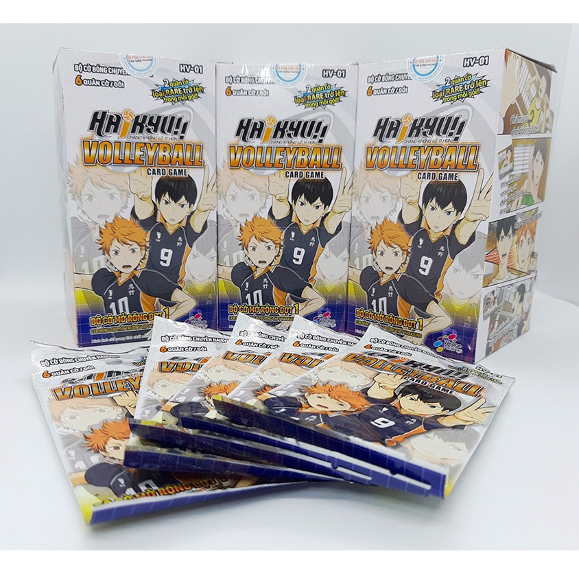 Hộp cờ mở rộng HV-01 - Bộ cờ bóng chuyền HAIKYU - 24 Gói