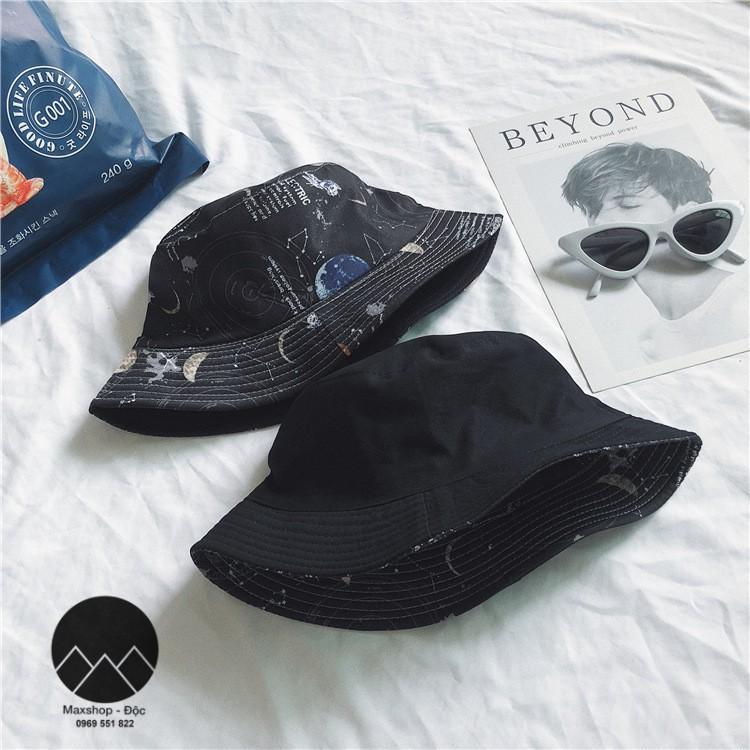 Mũ nón bucket 2 mặt phong cách ulzzang họa tiết Galaxy