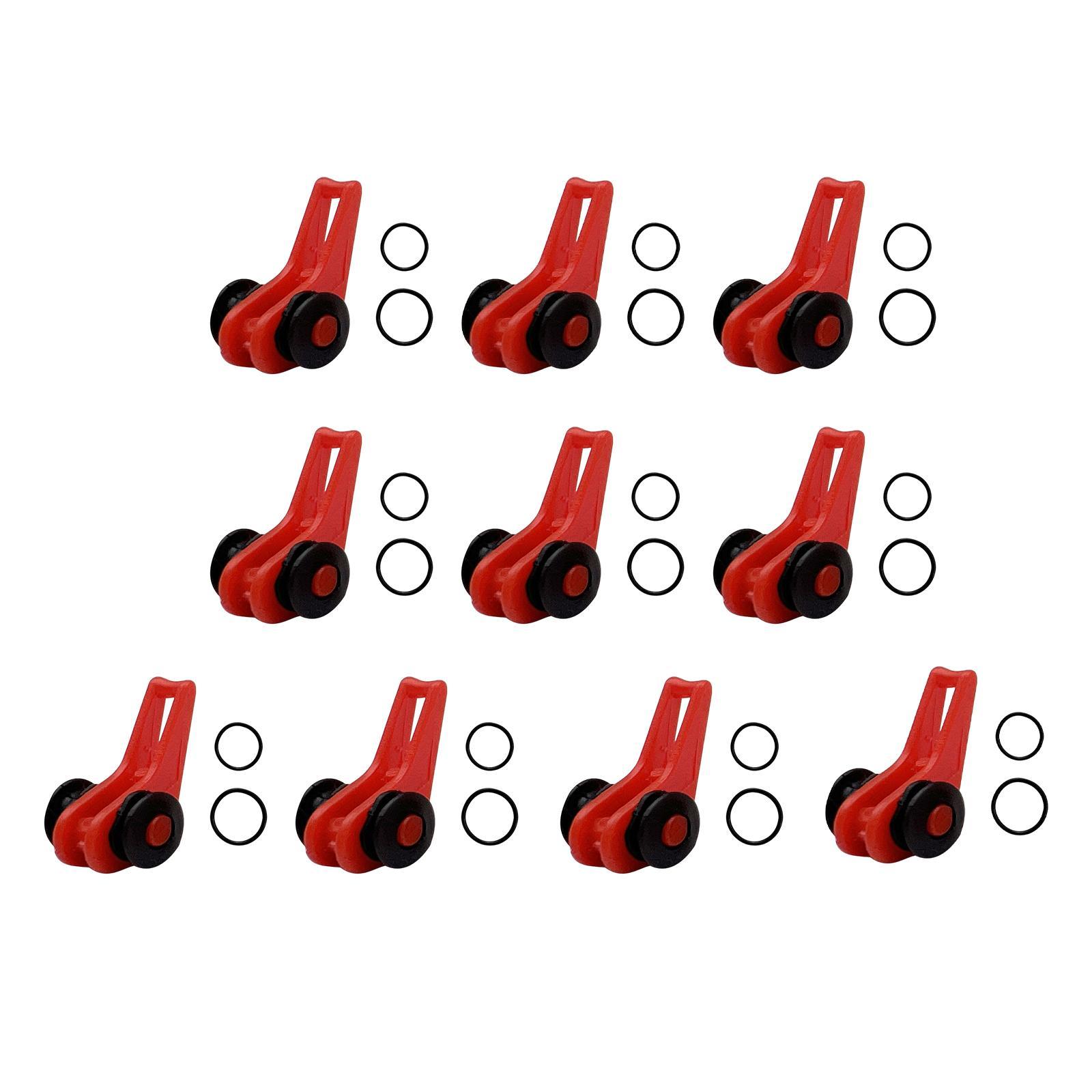 10 Pieces Fishing Hooks Keeper Fishing Pole Hook Keeper Fishing Lures Holder Fishing Rod Hook Holder Practical Fishing Rod Hook Keepers