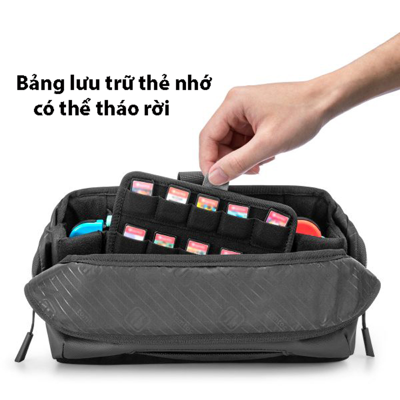 Túi đeo chéo phụ kiện chính hãng TOMTOC (USA) G-Sling Bag Nintendo Switch A0532D1