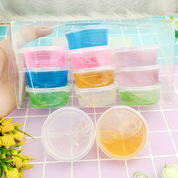 1 hộp 12 hủ slime chất nhờn ma quái