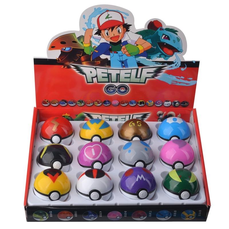 Set 12 mô hình đồ chơi quả cầu Pokemon vui nhộn cho bé (có bán lẻ