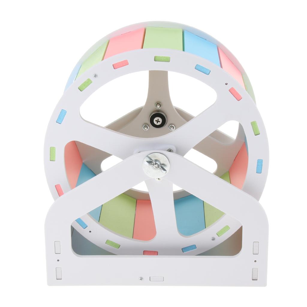 Hamster Mouse Rat Small Animals Silent Running Exercise Wheel Toys Colorful