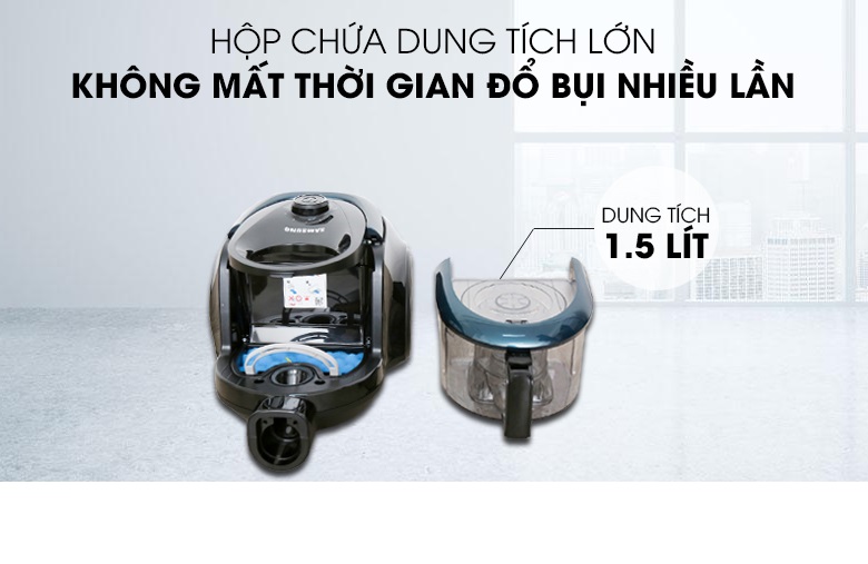 Máy hút bụi dạng hộp Samsung VC18M21M0VN/SV-N - Hàng Chính Hãng