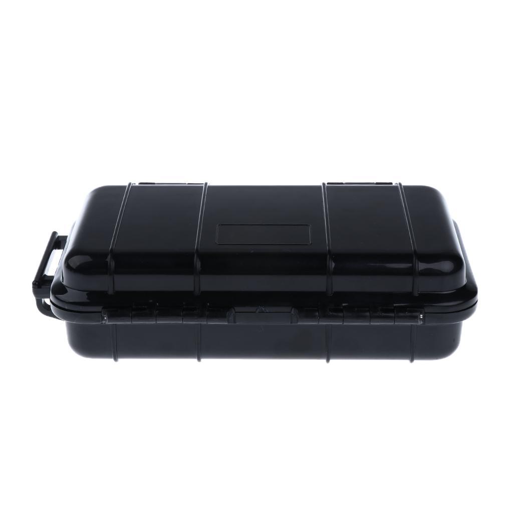 2pcs Outdoor Shockproof Airtight Waterproof Box Container Storage Carry Case Size S + L