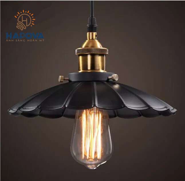 Đèn thả trần trang trí nhà quán cà phê HAPOVA HELGA 5055 + Kèm bóng Edison