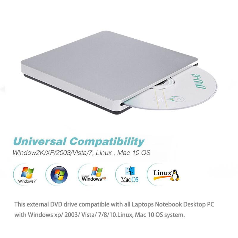 Ổ Đĩa DVD Khe Cắm Ngoài USB Dành Cho Apple MacBook Air Pro