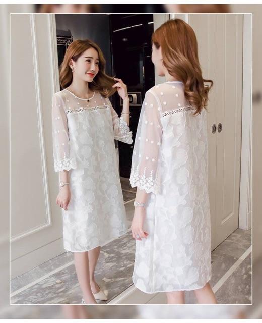 ĐẦM BẦU REN CAO CẤP