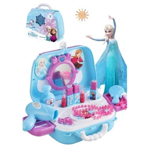 DISNEY - EODS008-933MA Bộ túi xách làm đẹp Frozen (KT 25x10x19cm)