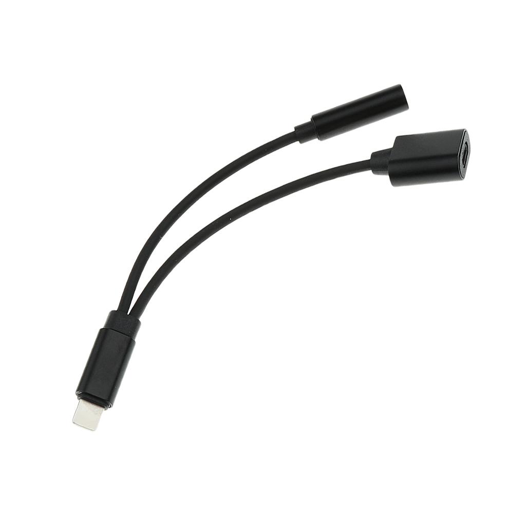 2 Pieces 3.5mm Headphone Audio Adapter Charger Cable For  7 8 Plus X