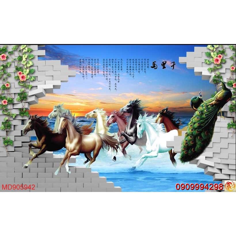 TRANH DÁN TƯỜNG MÃ ĐÁO THÀNH CÔNG - SONG LONG DECOR