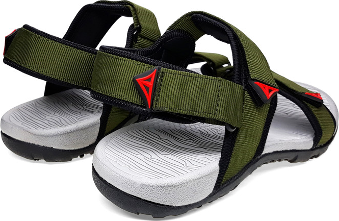 Giày sandal nam Việt Thủy quai ngang VT01 -xanh rêu
