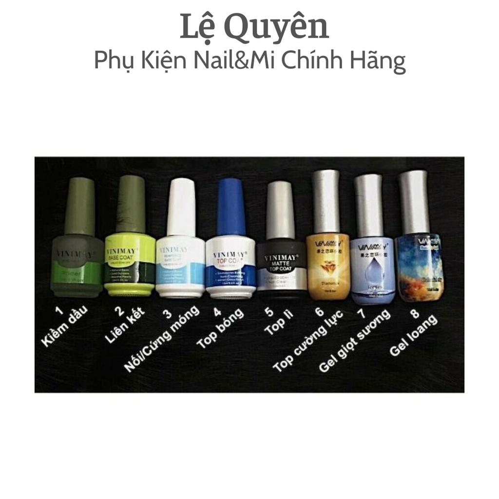 Set Vinimay ( Base, Top, Cứng Móng, Top Lỳ, Loang, Cường Lực)