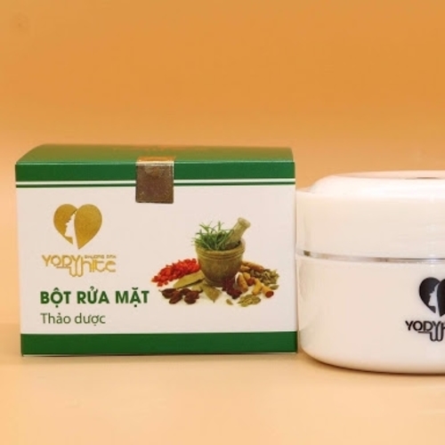 Bột rửa mặt thảo dược Yody White Phương Anh