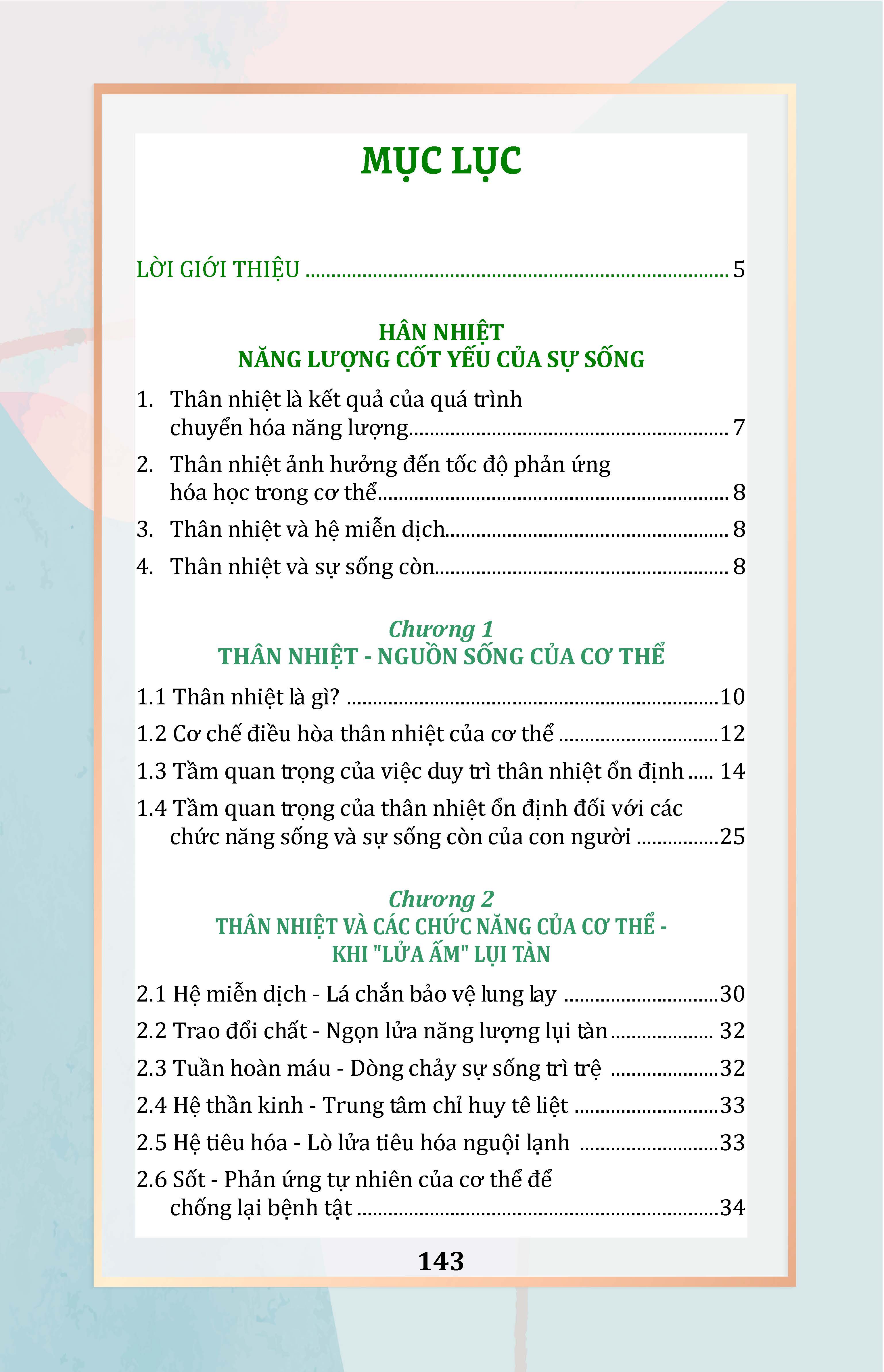 Thân Nhiệt Quyết Định Sinh Lão Bệnh Tử + Thân Nhiệt Năng Lượng Cốt Yếu Của Sự Sống